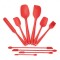 Set 10 Utensilios de Reposteria Rojo