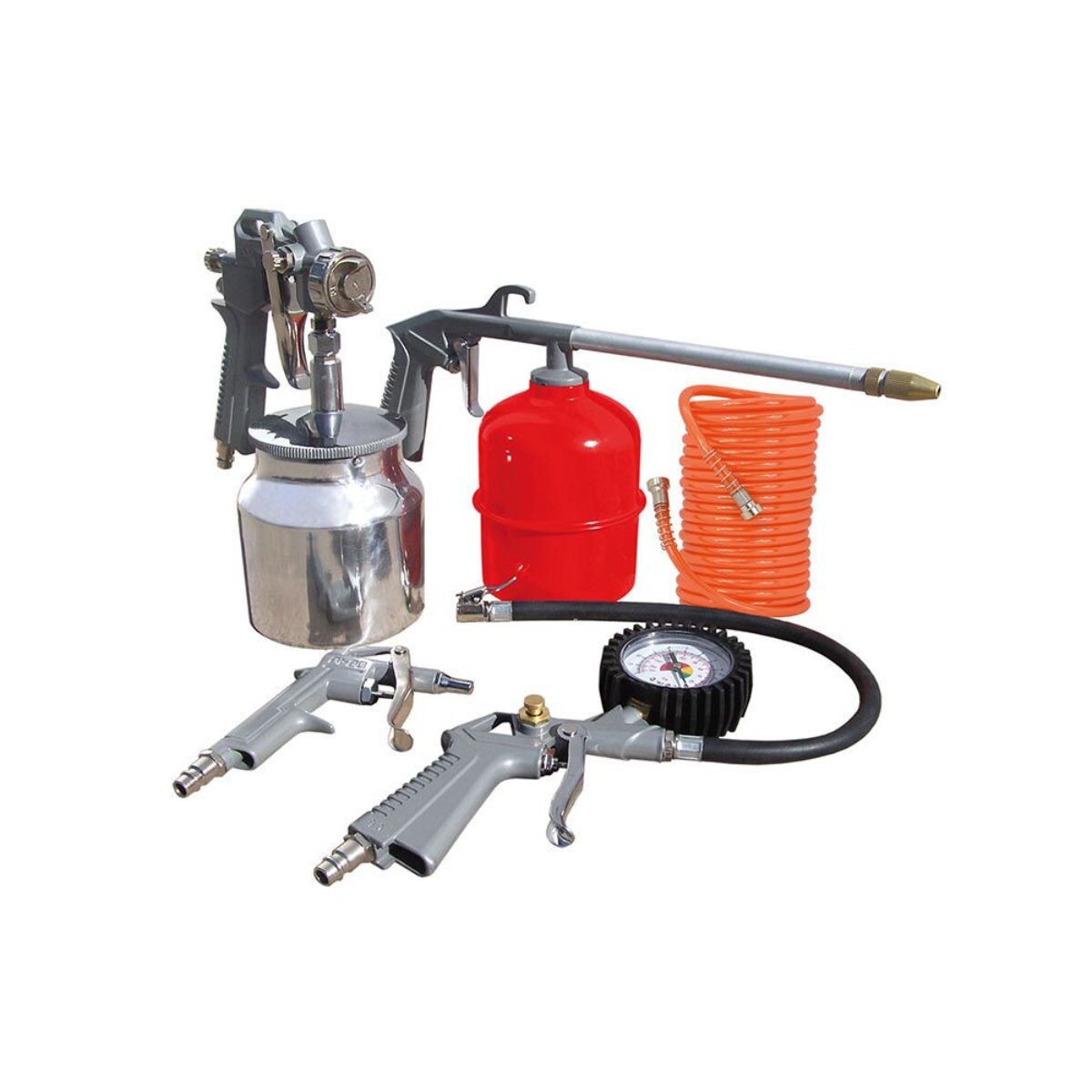 Kit Aire Multiuso Para Compresor 5pz Bta 