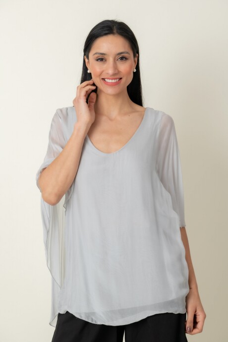 BLUSA DALIA Gris claro