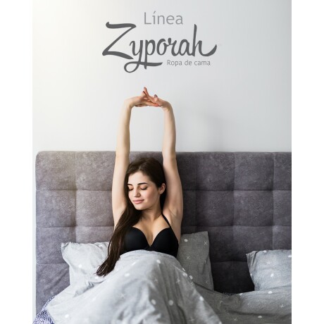 Juego de sábanas Cotton Flor Zyporah 1 plaza sommier 1.40 x 2.25mts 152