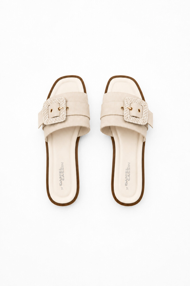 SANDALIA BOW Blanco