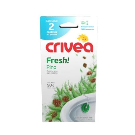 PASTILLA PARA INODORO FRESH PINO CRIVEA X 2 PASTILLA PARA INODORO FRESH PINO CRIVEA X 2