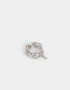 Anillos Medianos y Grandes Con strass Anillo De Metal Con Strass - Plateado