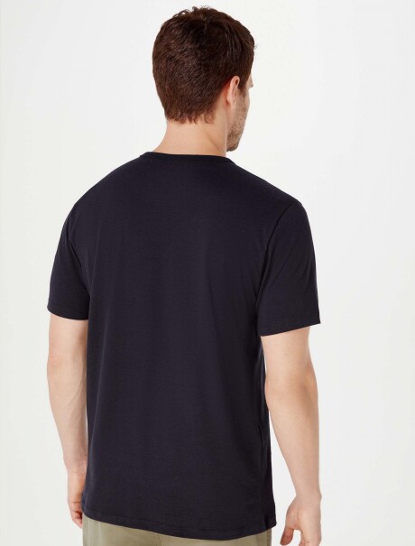 CAMISETAS BÁSICAS MANGA CORTA SLIM NEGRO