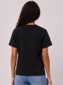 Remera Nontuela Negro