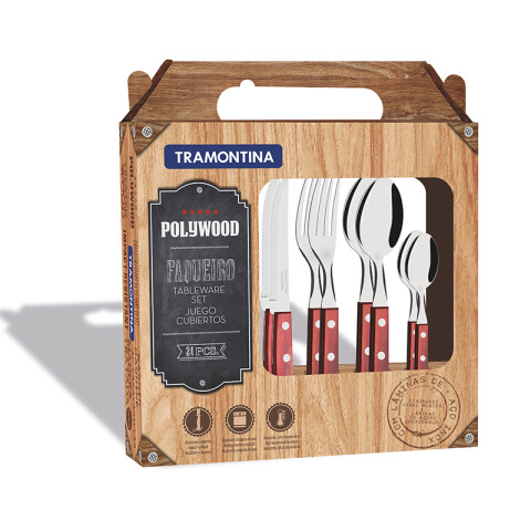 Juego de cubiertos 24 piezas, POLYWOOD -TRAMONTINA TN9286
