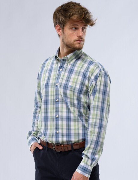CAMISA CUADROS Verde