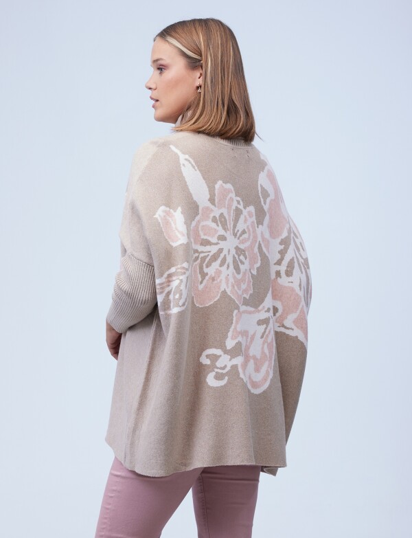 Polera Oversize MULTI/ROSA
