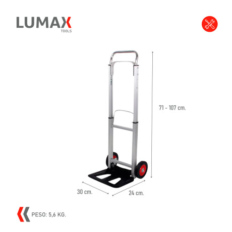 Carro Plegable de Aluminio Multiuso 90kg max Carro Plegable de Aluminio Multiuso 90kg max