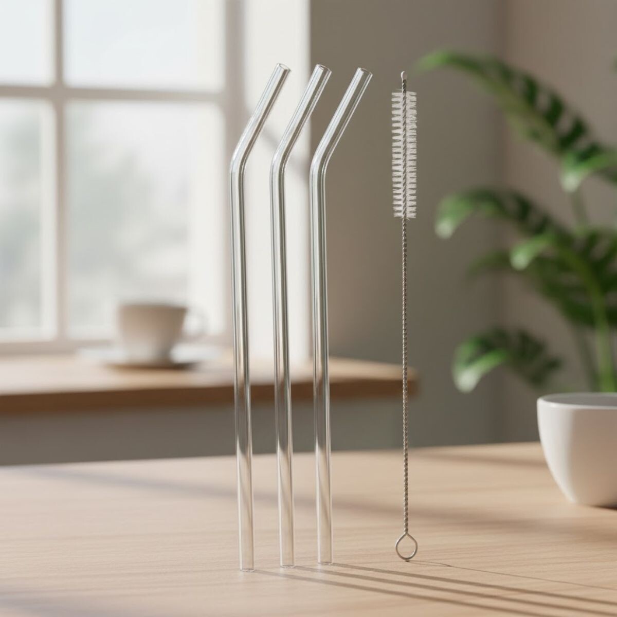 Set 3 sorbitos borosilicato con limpiador - S/C 