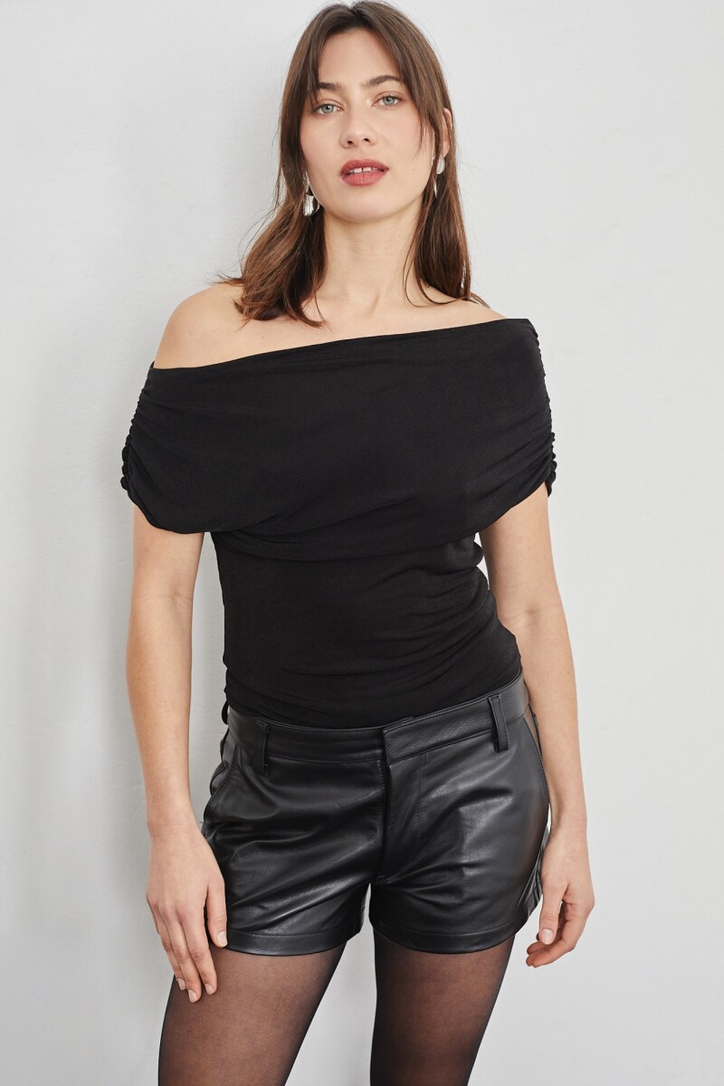 Short Leather Ocaso Negro
