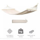 Hamaca Paraguaya Beige C/ganchos Calidad Premium Blanco