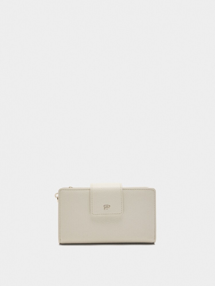Cartera Con Bolso Para Móvil crudo