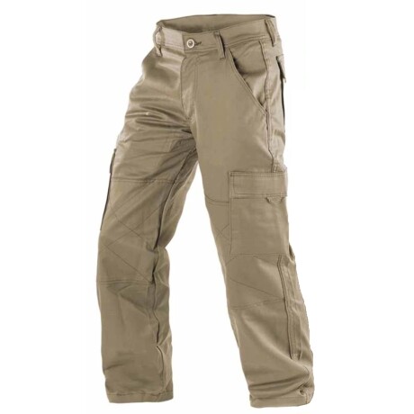 Pantalón táctico en tela antidesgarro con protección UV50+ - Fox Boy Caqui