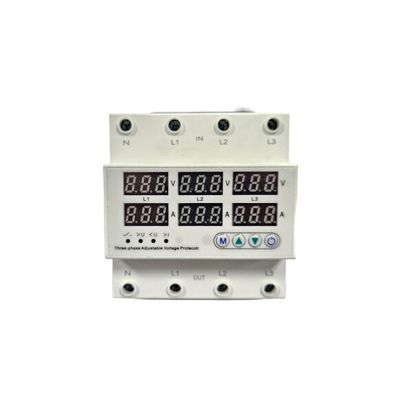 Relé din 4P p/sobre y sub tensión 220V max:63A CF3902