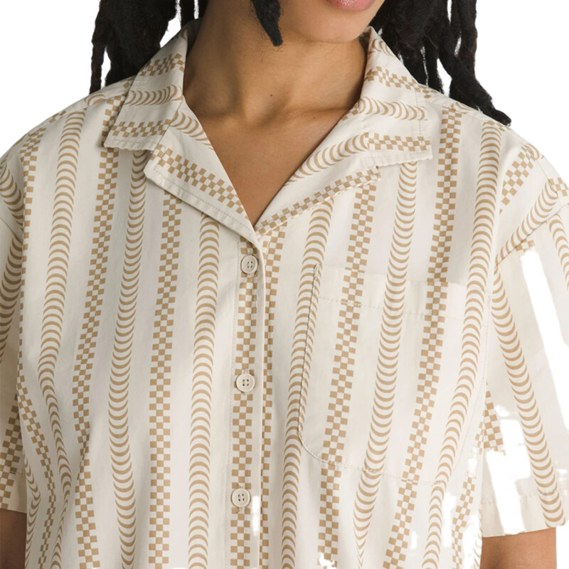 Camisa Vans Spitfire Wheels Ss Wove Sptf - Patron Camisa Vans Spitfire Wheels Ss Wove Sptf - Patron
