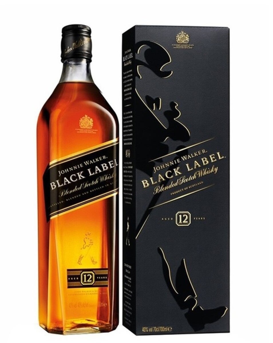 WHISKY JOHNNIE WALKER BLACK LABEL 1 LT 