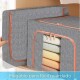 Caja Organizadora Plegable Con Estructura Metalica Color Crema Talle M Caja Organizadora Plegable Con Estructura Metalica Color Crema Talle M