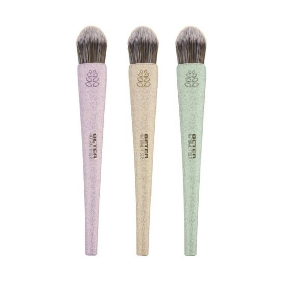 Brocha para maquillaje Fluido con fibras naturales Beter 