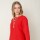 Sweater lana liso Rojo