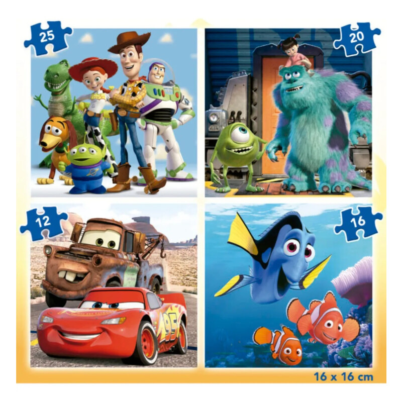 Puzzle Progresivo Educa - Pixar Disney 12 16 20 25 Piezas Puzzle Progresivo Educa - Pixar Disney 12 16 20 25 Piezas
