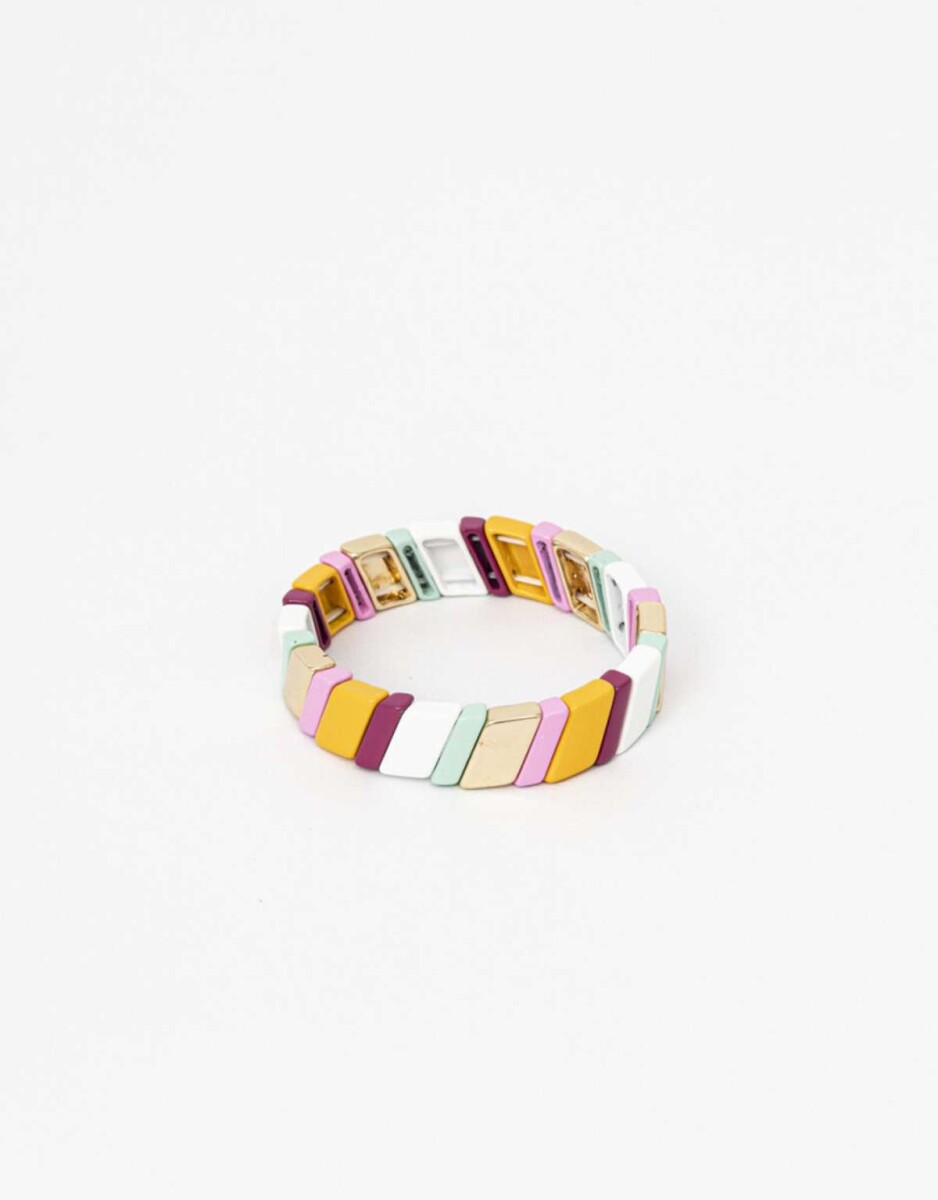 Pulsera Elástica Multicolor - Combinacion Multicolor 