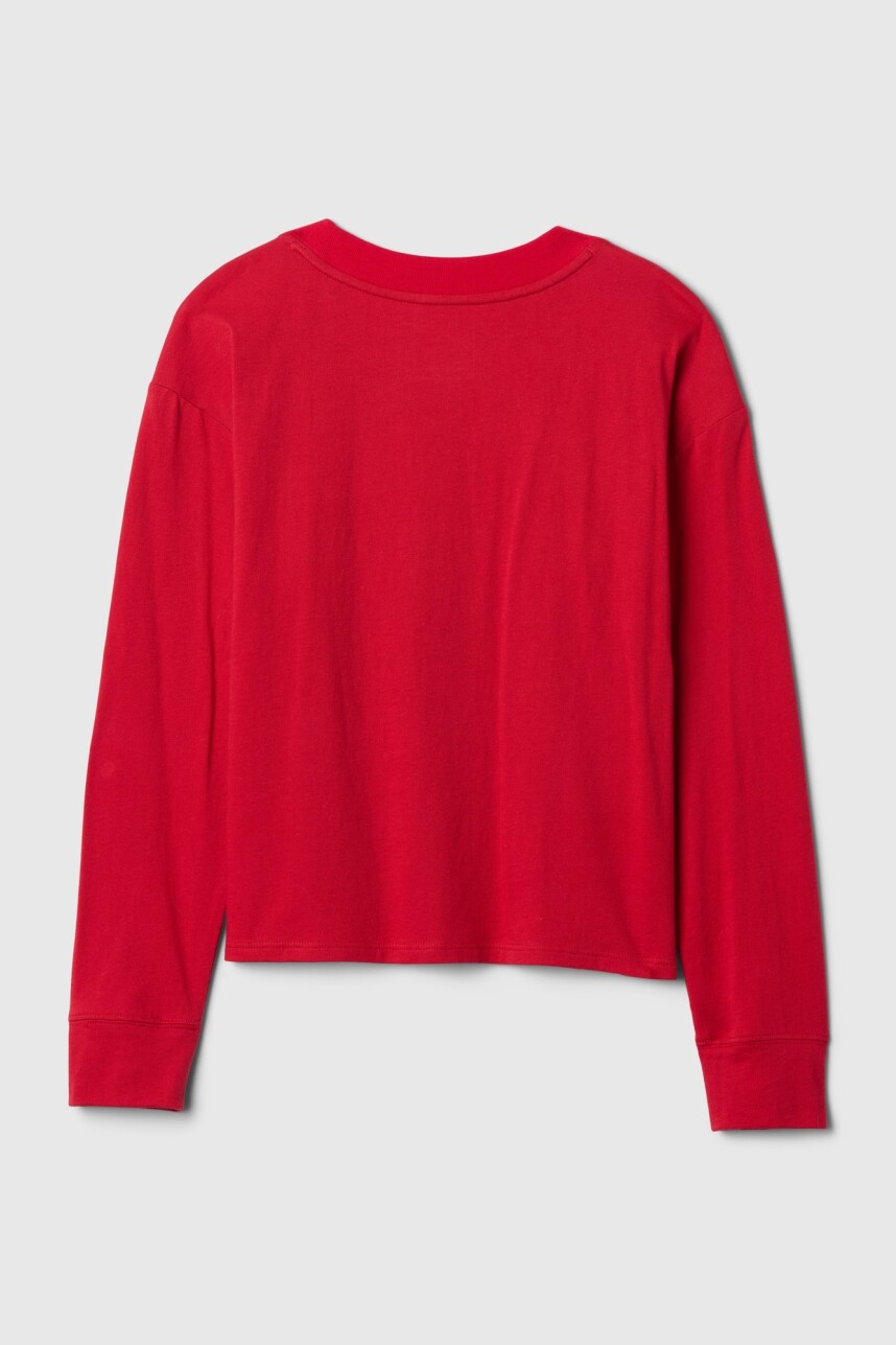 Remera Logo Gap Y Minnie Niña Sp Dis Fam Red