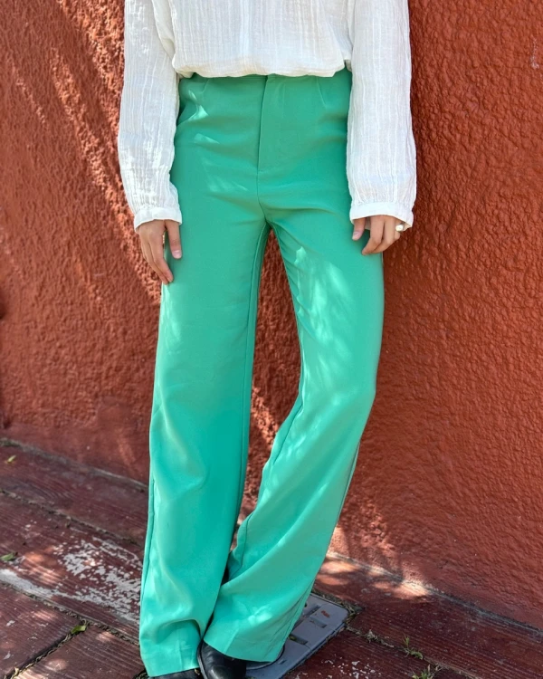 Pant Gales verde claro