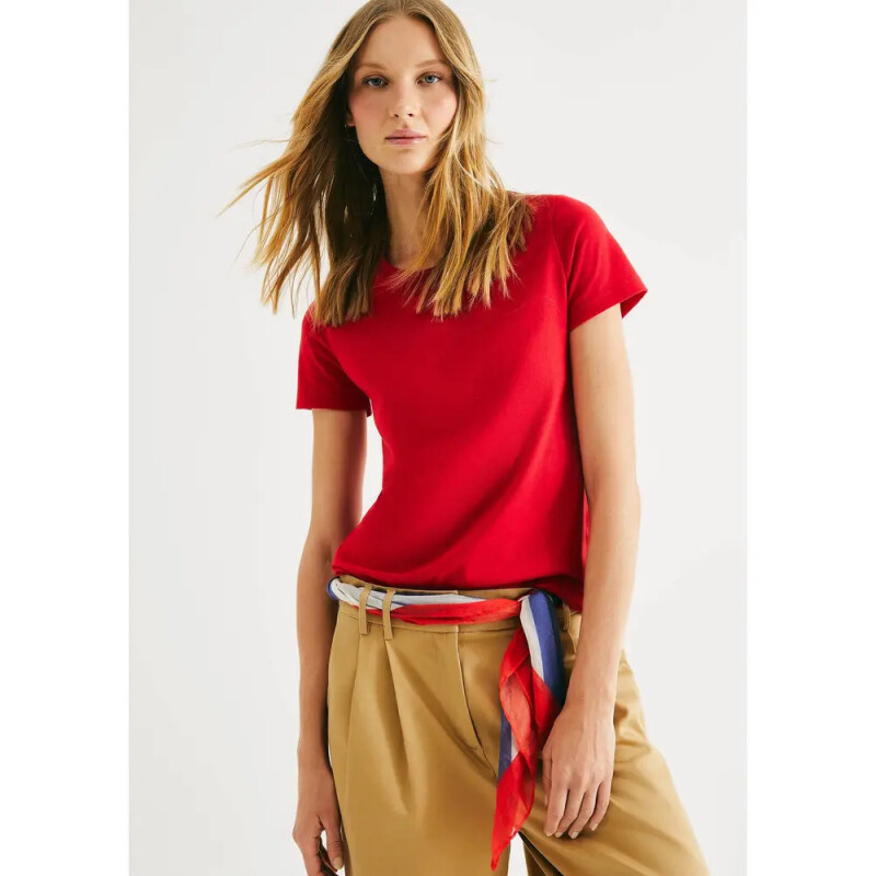 BLUSA MM FEM VERMELHO ESCURO