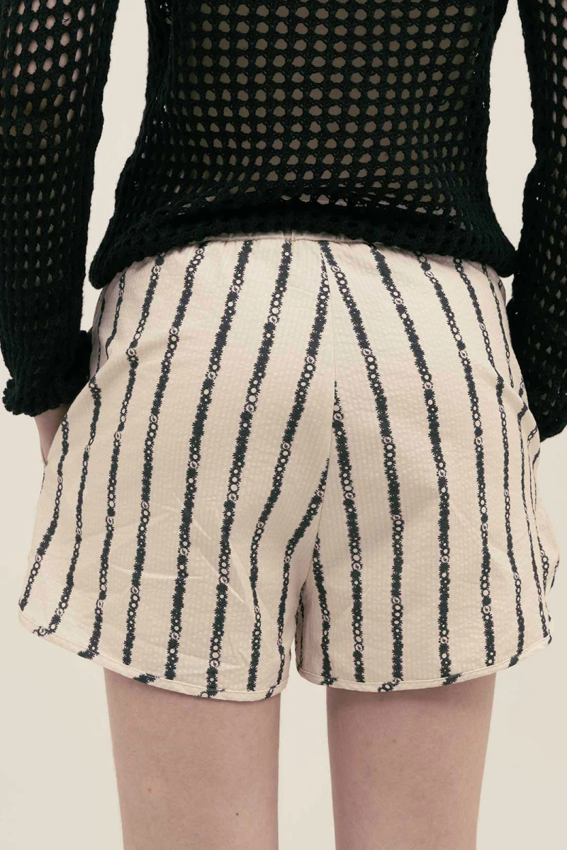 MICHU SHORTS Floral Stripe