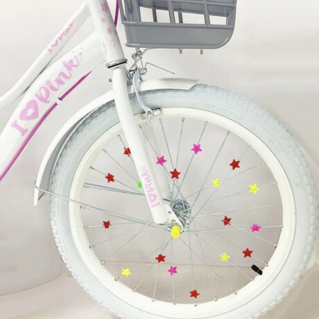 Bicicleta Modelo Pink Rodado 12 Blanco