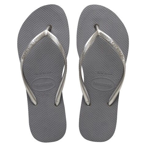 Ojota de Mujer Havaianas Slim Gris Acero