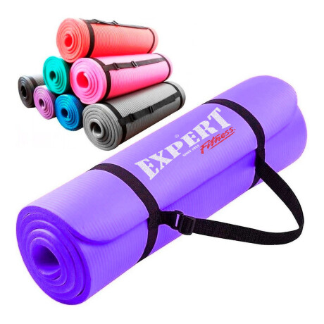 Colchoneta Yogamat Pilates Gimnasia Abdominales 10mm Violeta