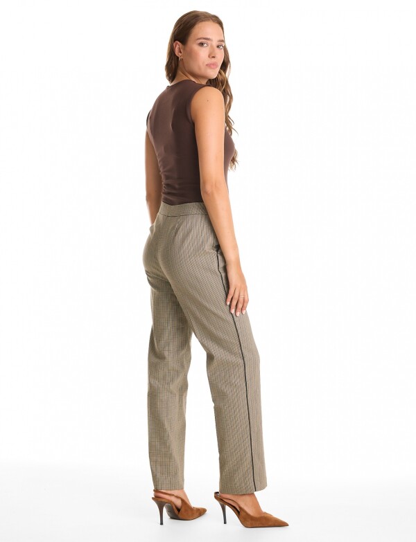 Pantalon Cuadrille Ribete MULTI/BEIGE