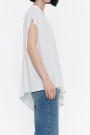 TOP LARGO OVERSIZE LAVADO Marfil