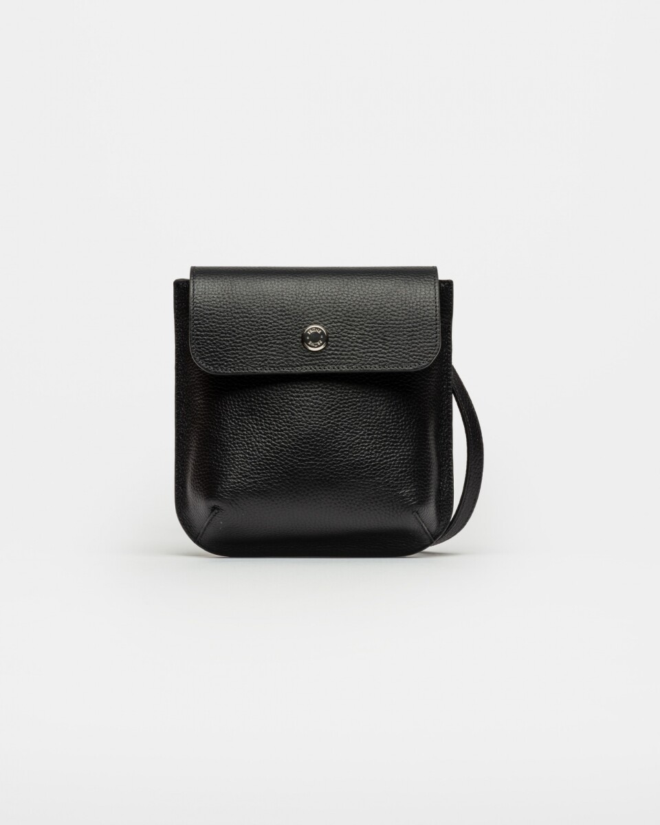 Mini Bag Liana En Cuero Graneado - Negro 