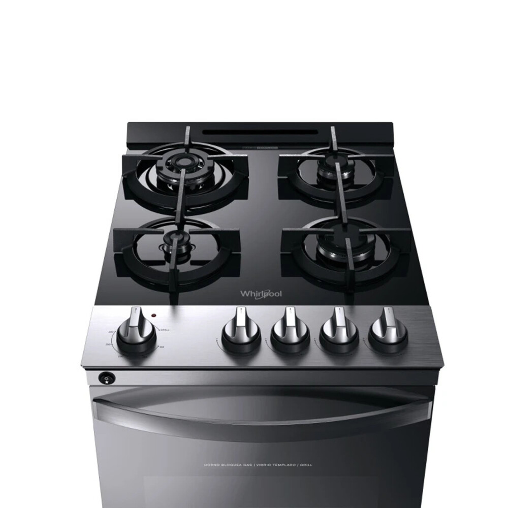 COCINAS 4H MULTIGAS GAS GRIS WHIRLPOOL WFO4NBRRUW