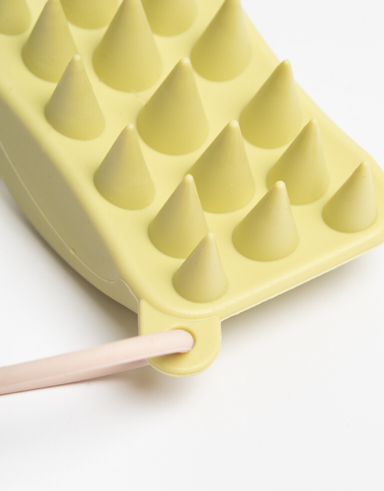 Complementos de Cosmética Herramientas capilares Masajeador Capilar Para Ducha - Verde Pistachio