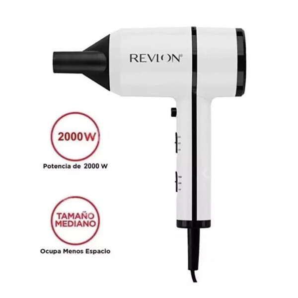 Secador De Pelo Compacto Technology Crystal Revlon SECADOR DE PELO REVLON RVDR5296LA2AV1