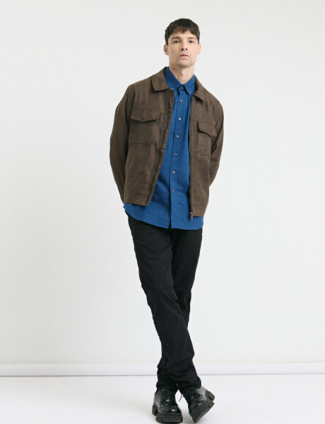 012638 CAMISA HARRY Azul