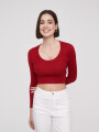 Sweater Dispa Rojo Oscuro