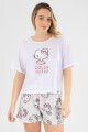 Hk pink bow pijama Gris