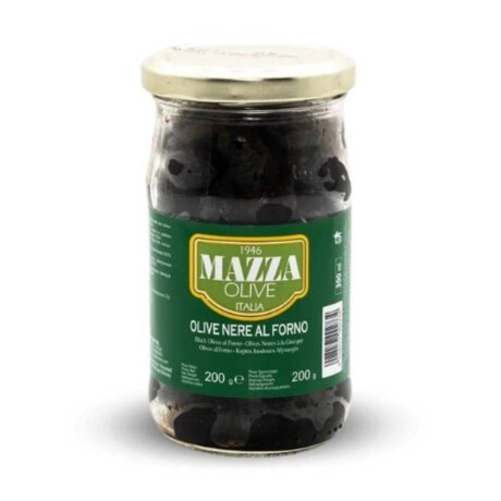 Aceituna negra al horno Mazza 200 Grs