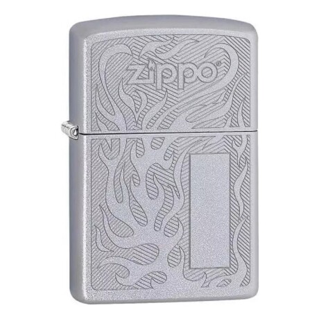 Encendedor Zippo Satin Cromo Flame - 29698 Encendedor Zippo Satin Cromo Flame - 29698