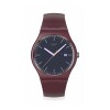 Reloj Swatch SO29R707 Burgundy Berry de silicona Rojo