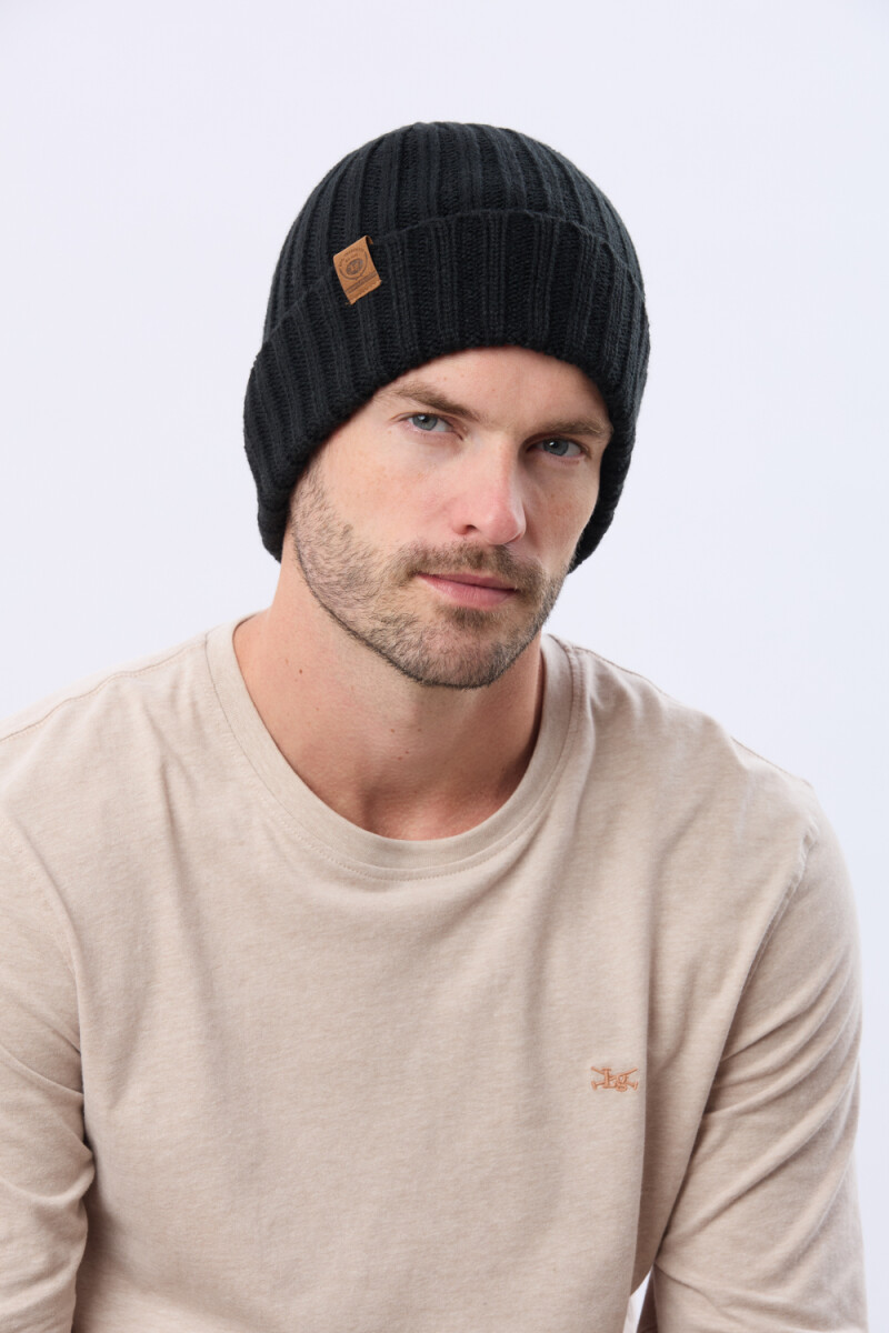 GORRO TEJIDO - Negro 
