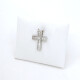 Cruz En Oro Blanco 18K Y Brillantes Cruz En Oro Blanco 18K Y Brillantes