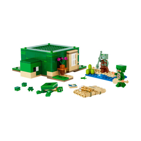 Lego La Casatortuga de La Playa 234 Piezas 8+ Minecraft