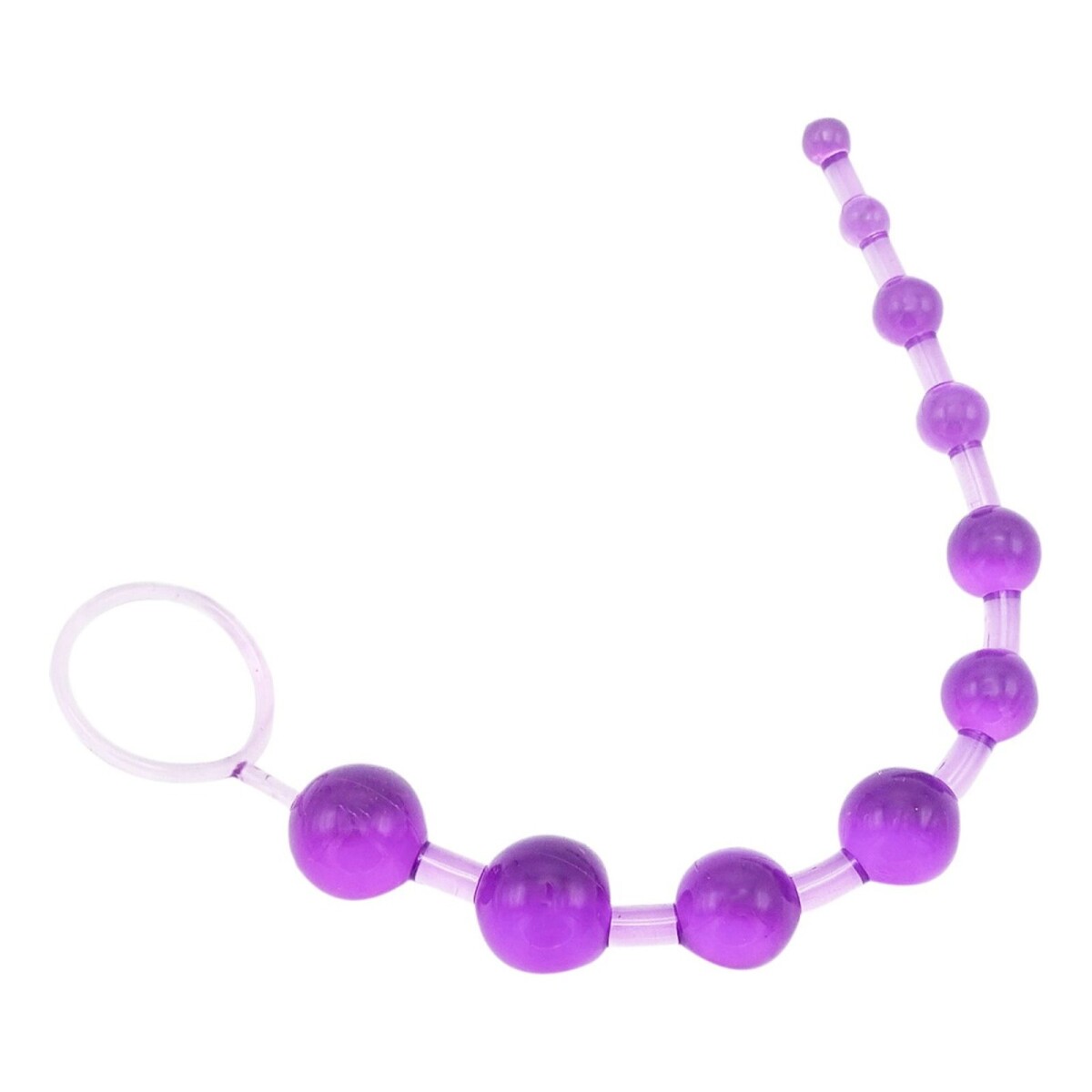 Bolas Chinas Consolador Dildo Anal Dildo Bolitas Flexible - Color Variante Violeta transparente 
