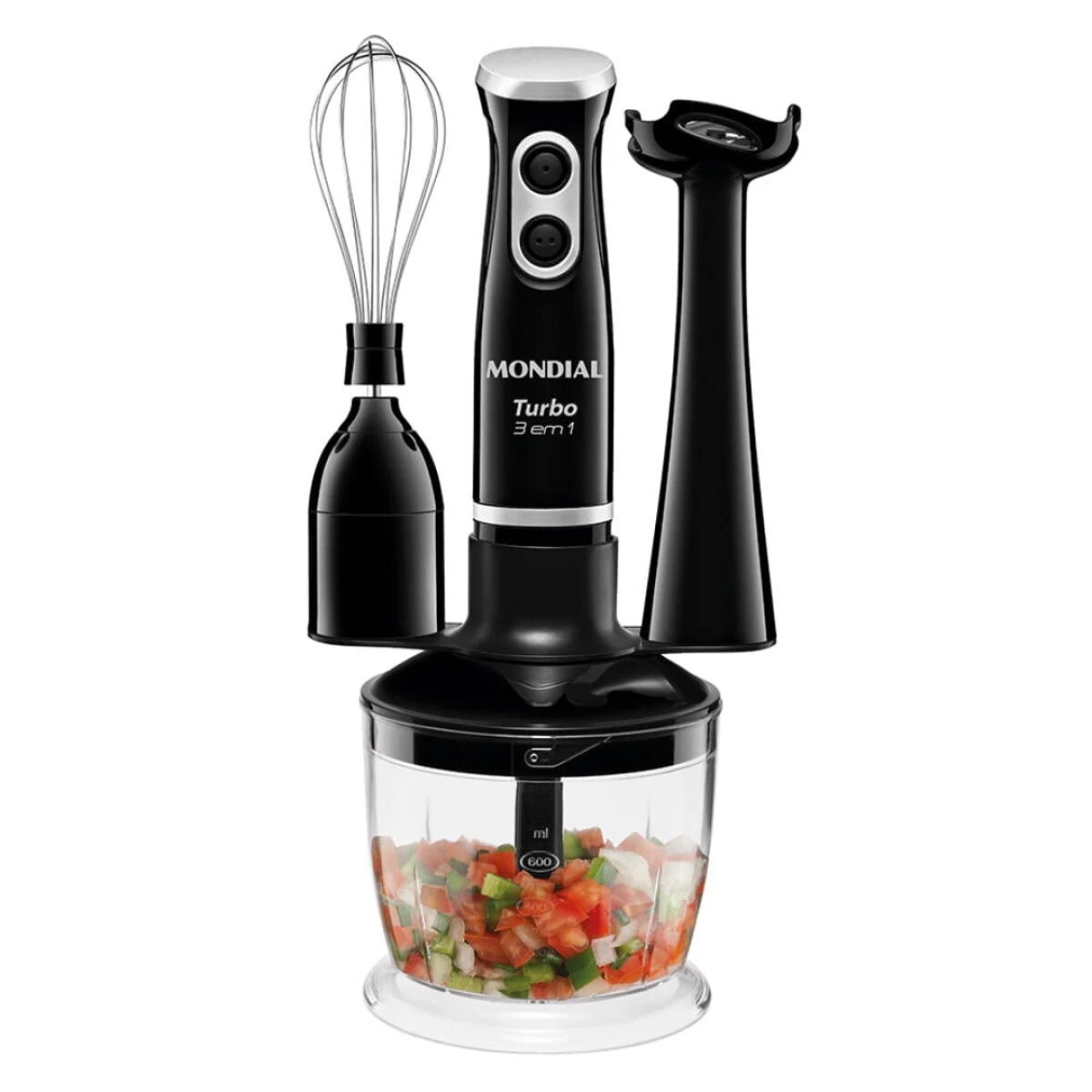 Mixer Mondial 3 EN 1 M-14 Negro 